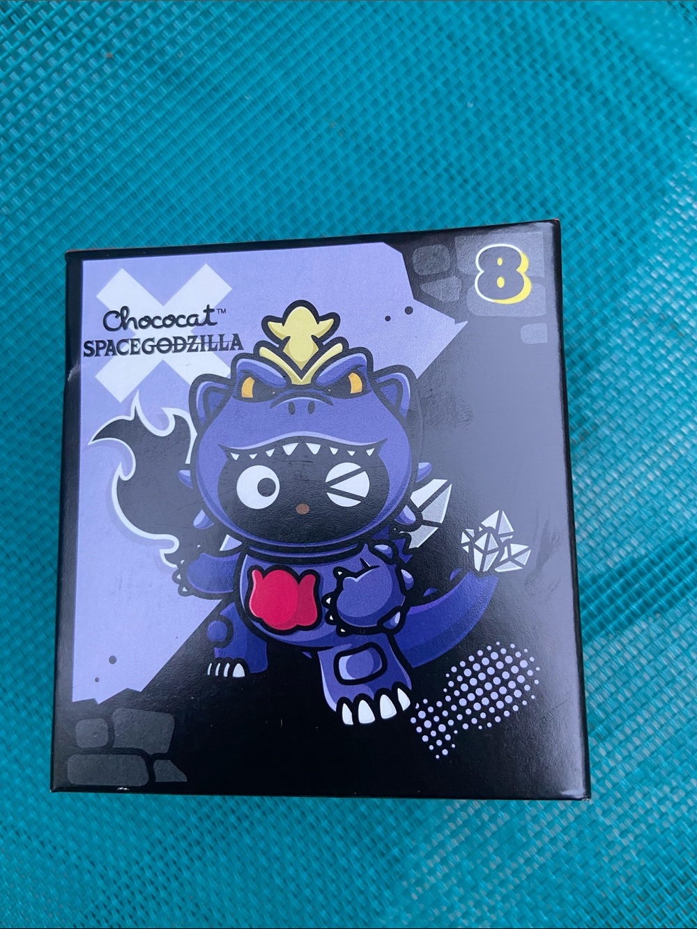 hello kitty x godzilla mcdonalds  figure #8 chococat as spacegodzilla